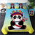 Indian Panda Duvet Cover