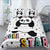 Panda More Stars Duvet Cover