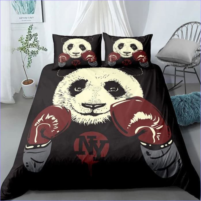 Boxer Panda Duvet Cover