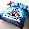 Christmas Panda Duvet Cover