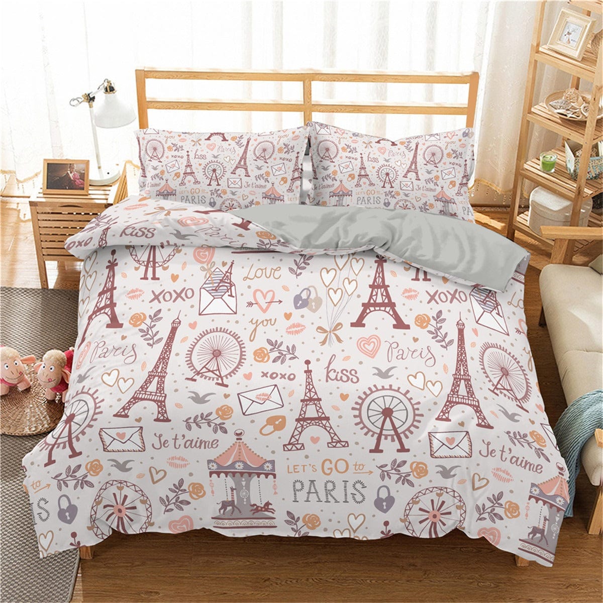 Paris Love Duvet Cover