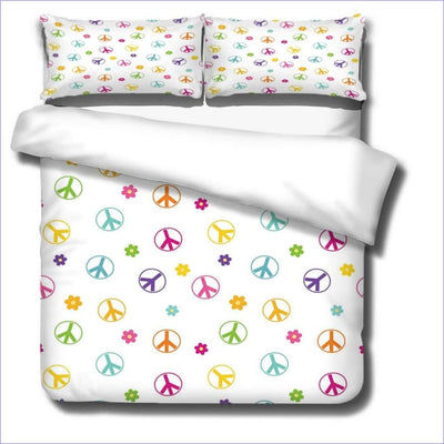 Peace and Love Duvet Cover