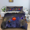 Galaxy Planet Duvet Cover