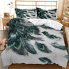 Peacock Feather Duvet Cover