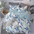 Blue and Green Feathers Duvet Cover