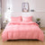 Pink Polycotton Duvet Cover