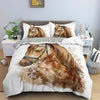 Brown Pony Duvet Cover