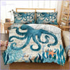 Vintage Octopus Duvet Cover