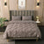 Gray Romantic Duvet Cover