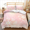 Light Pink Floral Gerbera Duvet Cover