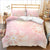 Light Pink Floral Gerbera Duvet Cover