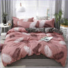 Palm Leaf Pink Duvet Cover