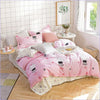 Pink Bunny Duvet Cover