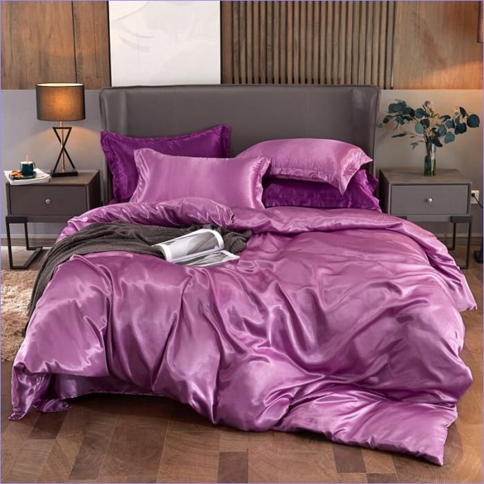 Purple Rose Duvet Cover