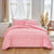 Pink Duvet Cover with Pink Checks