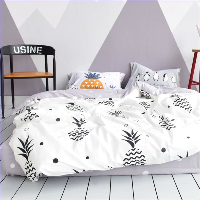 Pineapple Scandinavian Duvet Cover