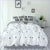 White Hearts Scandinavian Duvet Cover