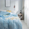 Ocean Blue Scandinavian Duvet Cover