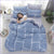 Blue Square Scandinavian Duvet Cover