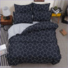 Scandinavian Black Hexagons Duvet Cover