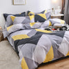 Yellow and Gray Scandinavian Duvet Cover