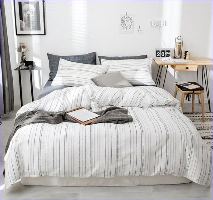 Scandinavian Duvet Cover Nordic Lines