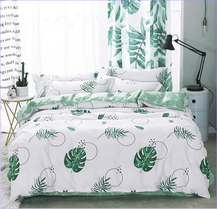 Monstera Scandinavian Duvet Cover