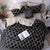 Black Patterned Scandinavian Duvet Cover