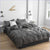 Black Scandinavian Duvet Cover