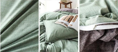 Water Green Scandinavian Duvet Cover