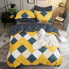 Green and Yellow Scandinavian Duvet Cover