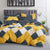 Green and Yellow Scandinavian Duvet Cover