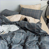 Scandinavian Plaid Duvet Cover