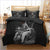 Biker Skull Duvet Cover