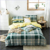 Green Tartan Duvet Cover