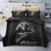 Marilyn Monroe Biker Skull Duvet Cover