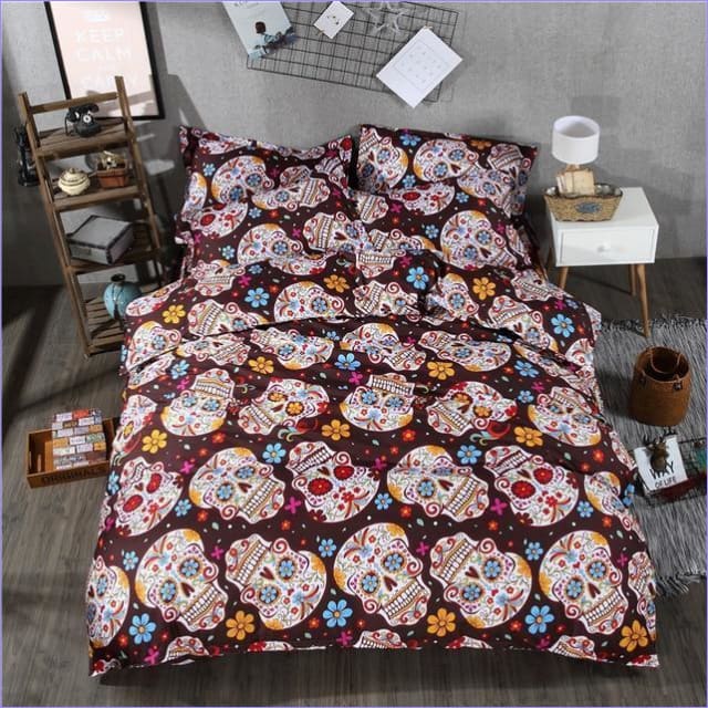 Mexican Skull Duvet Cover