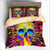 Explosion of Colors Skull Duvet Cover