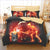 Burning Hardrock Skull Duvet Cover