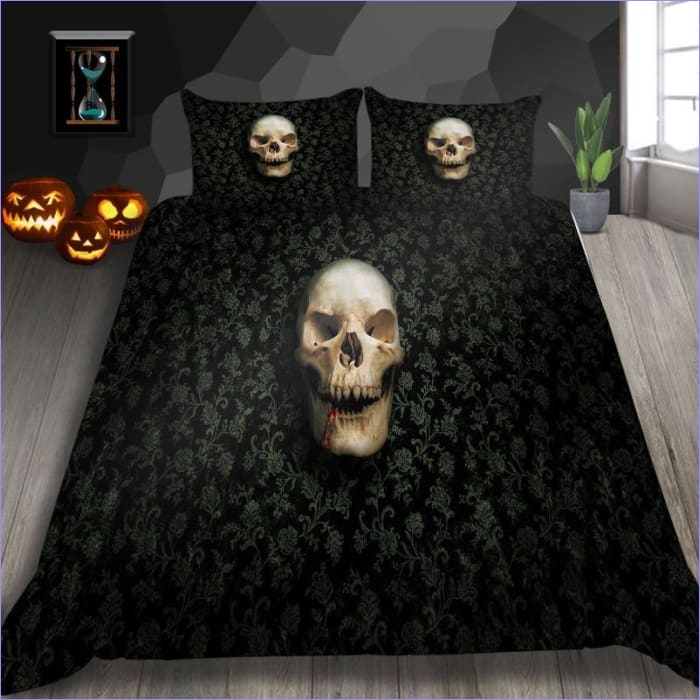 Luxury Morbid Skull Duvet Cover