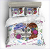 Mexican Skull Couple Duvet Cover