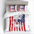 USA Skull Duvet Cover