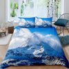 White Mountain Theme Duvet Cover