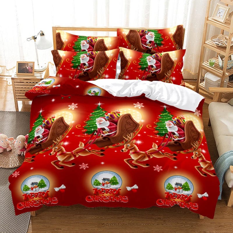 Christmas Theme Duvet Cover