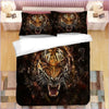 Raging Tiger Duvet Cover