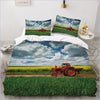 Duvet Cover Red Tractor Semi Trailer