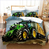 Silage Green Tractor Duvet Cover