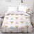 Pink and Blue Triangles Duvet Cover