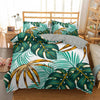 Tropical Duvet Cover 200x200 Leaves