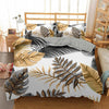 Duvet Cover Tropical Child Gray and Yellow